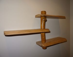 Ash floating shelves