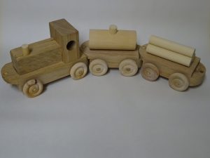 Wooden train