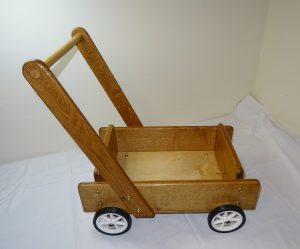 Child's walking truck in oak