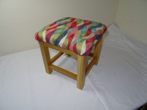 Oak footstool