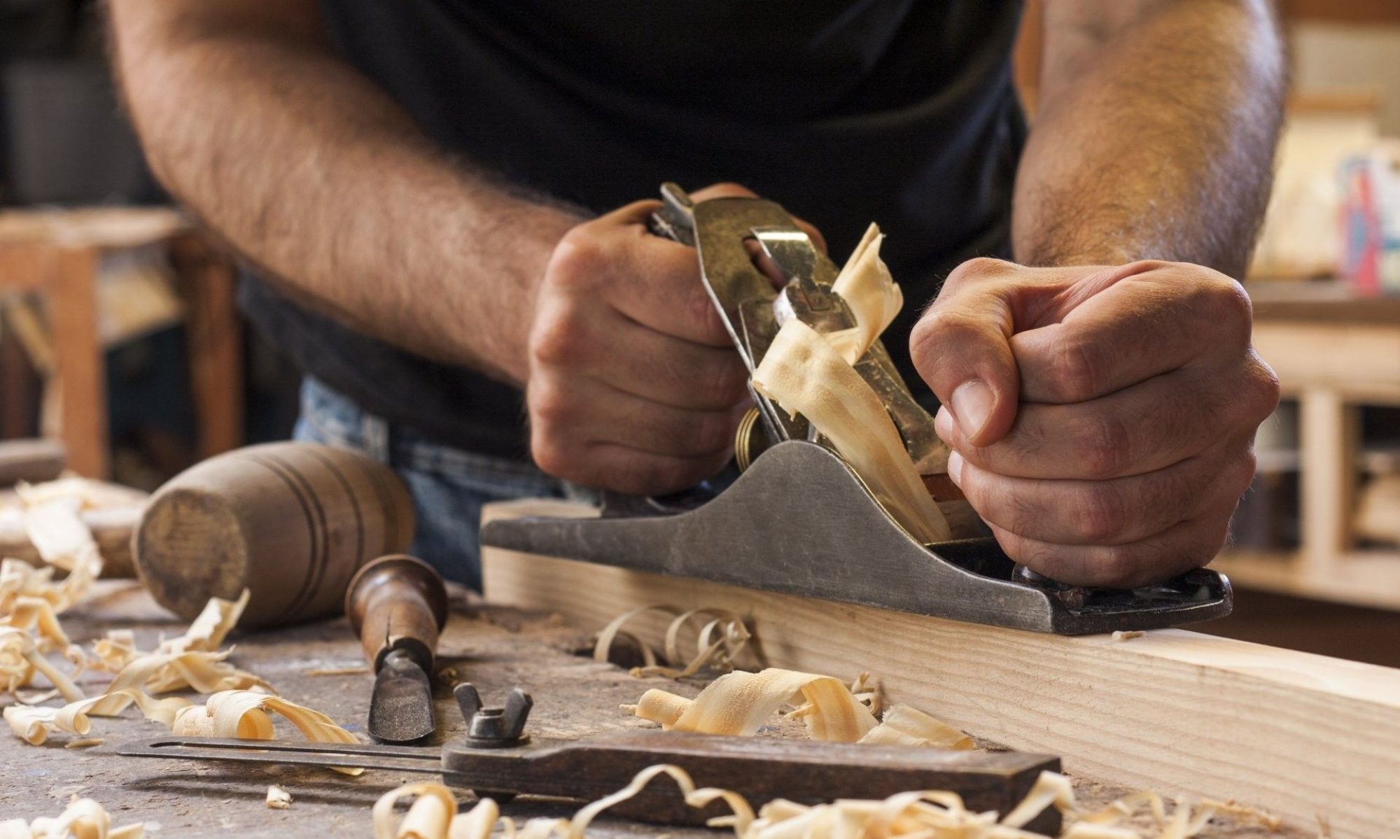 Planing wood