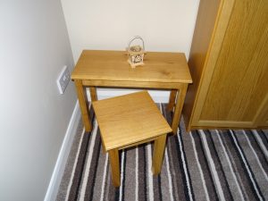 Oak side tables
