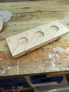 Ash tee light holder
