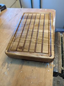 Oak cutting board