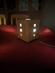 Oak lamp