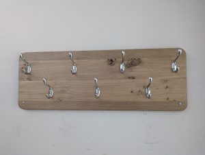 Oak coat rack